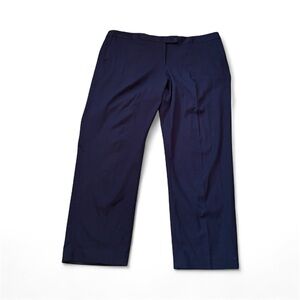 Jones New York Signature Women’s Stretch Trousers Navy Dress Pants Size 22W